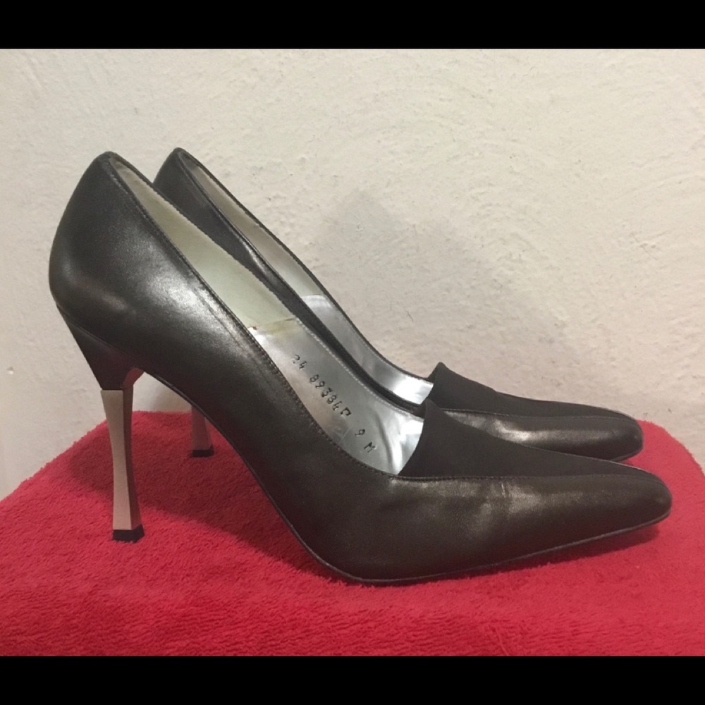 Timothy Hitsman 9M Bronze Sexy Stiletto Heel Pumps